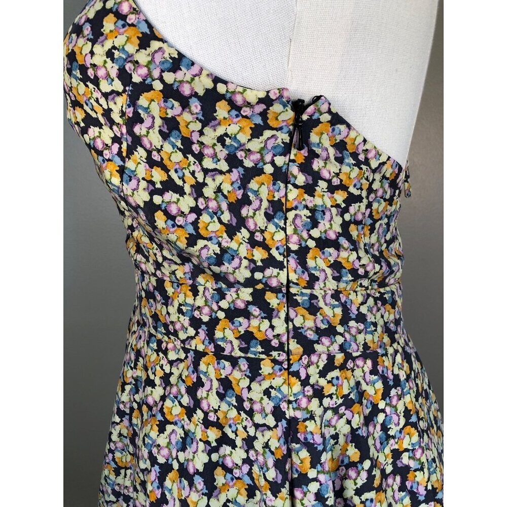 Elizabeth & James Multicolor Silk Halter Mini Dress -Size XS - Picture 4 of 11